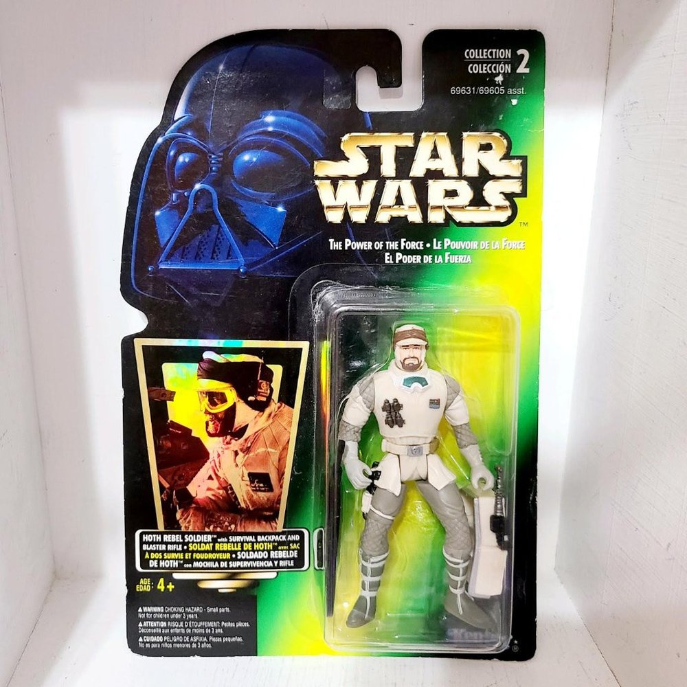 Kenner Star Wars Hoth Rebel Soldier 1996 POTF2 Power of the Force Action Figure